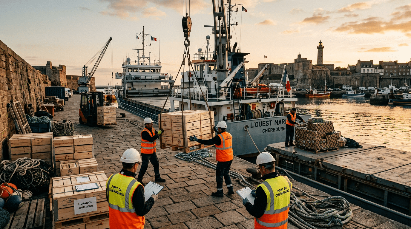 Approvisionnement dotation maritime depuis Saint-Malo ou Cherbourg : le guide complet