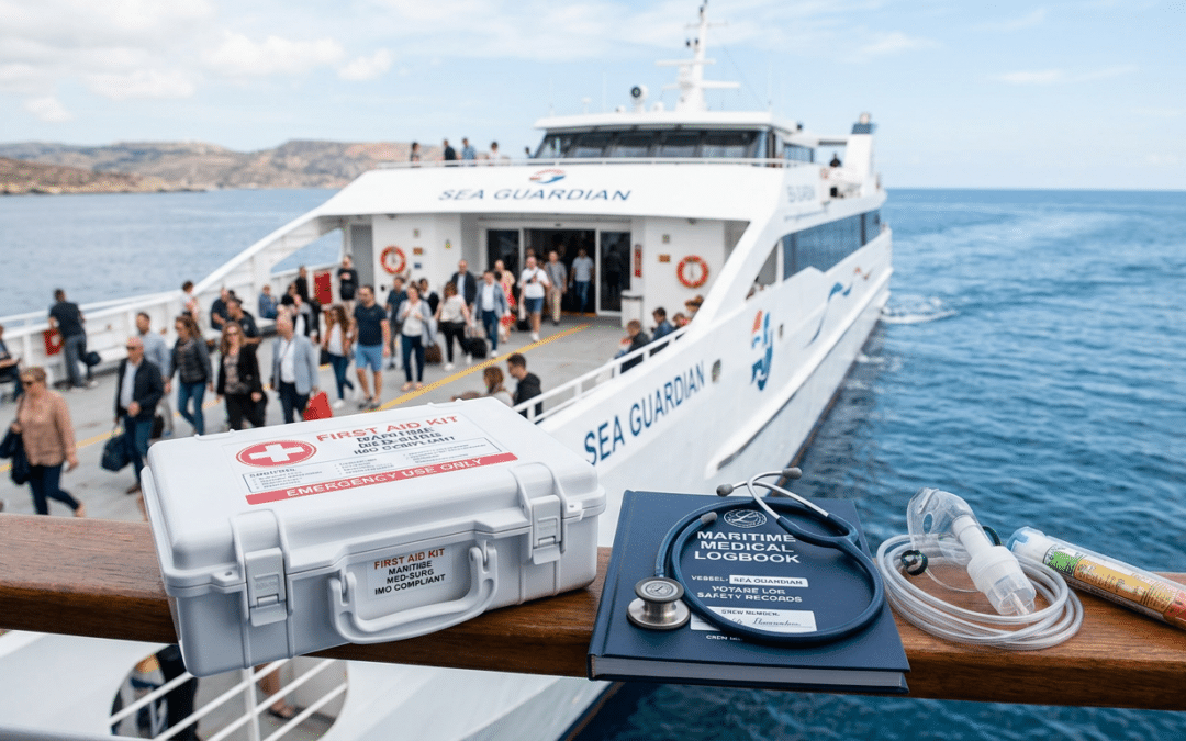 Dotation médicale pour ferry et navire roulier : ce que la loi exige vraiment