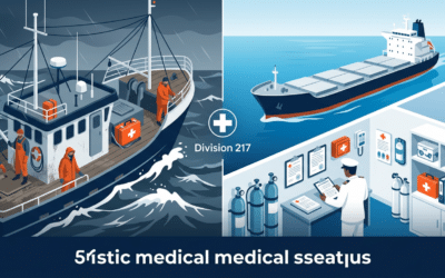Dotation médicale navire de pêche vs commerce : le guide comparatif complet Division 217