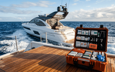 Dotation médicale pour yacht et grande plaisance hauturière : le guide complet