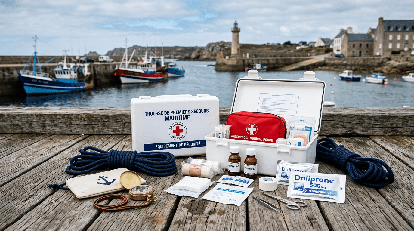 Pharmacie maritime Bretagne : expédition dans tous les ports bretons sans délai